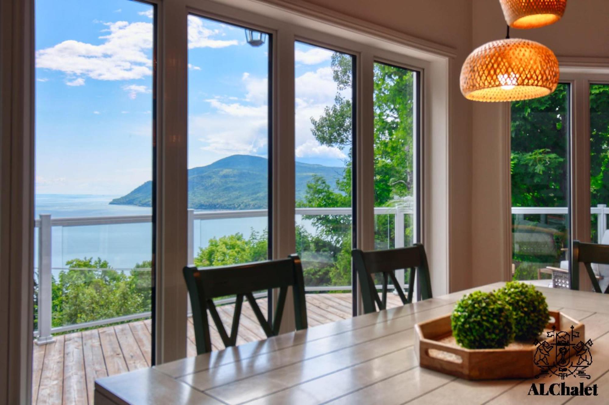 Aelpha-M - Magnifique Vue Sur Le Fleuve Baie-Saint-Paul Exterior foto